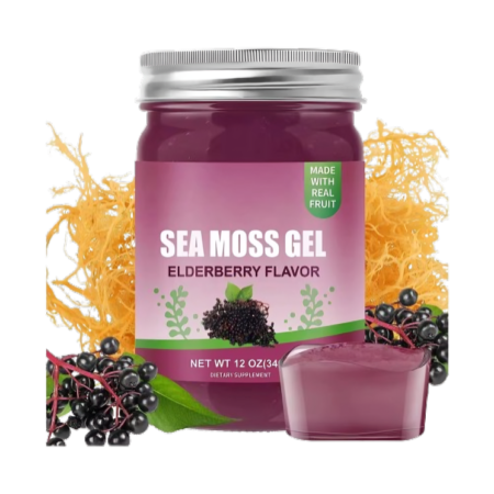 Sea Moss Gel (Elderberry Flavor) - Nutritious & Tasty.