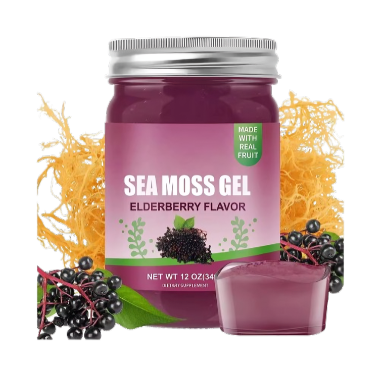 Sea Moss Gel (Elderberry Flavor) - Nutritious & Tasty.