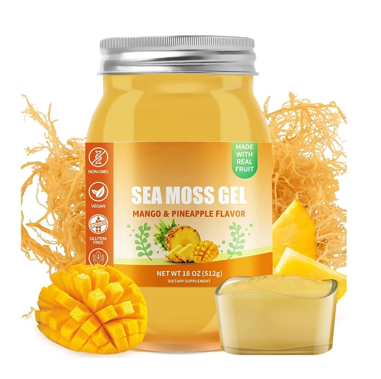 Sea Moss Gel (Mango & Pineapple Flavor) - Nutritious & Tasty