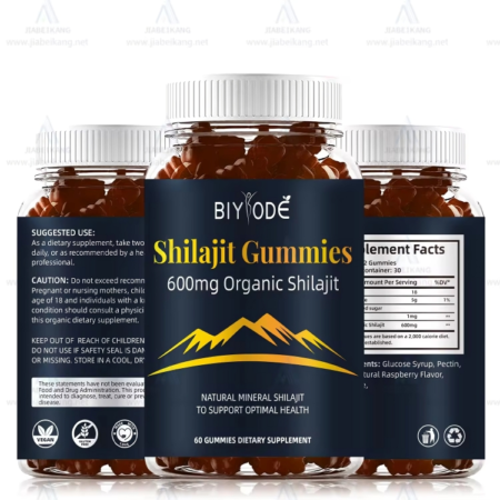 Shilajit Gummies with organic ingredients.