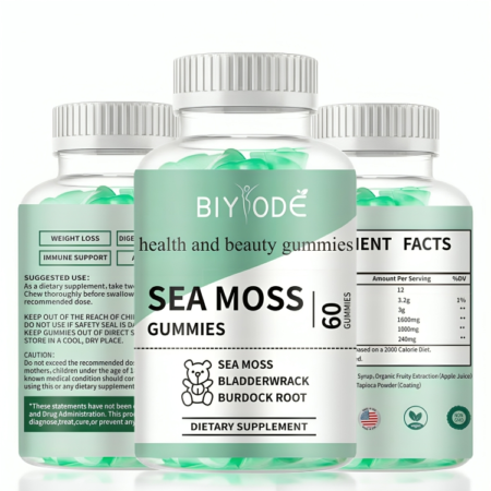 Sea Moss Gel (Gummies) – with health and beauty benefits.