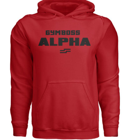 Gymboss Alpha Hoody (Red) for fitness leaders.